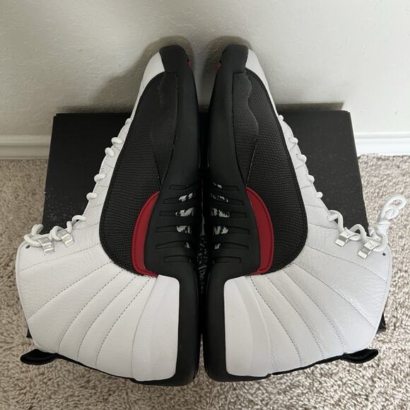 Jordan Athletic Shoes White Black Red